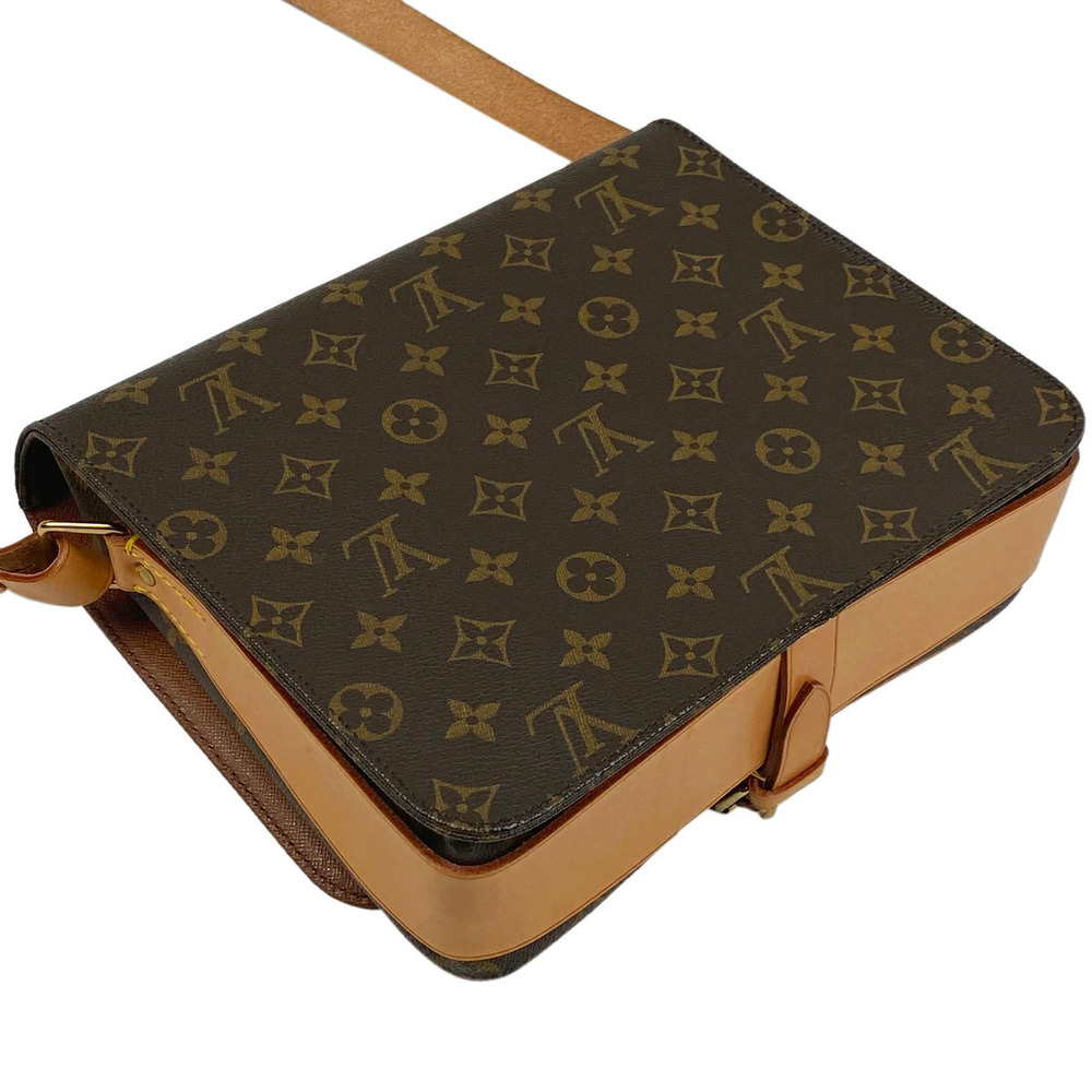 Louis Vuitton Crossbody Cartouchiere Shoulder Monogram Brown Bag